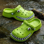 Crocodile Print House Clogs