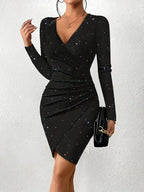Wrap Bodycon Mini Dress