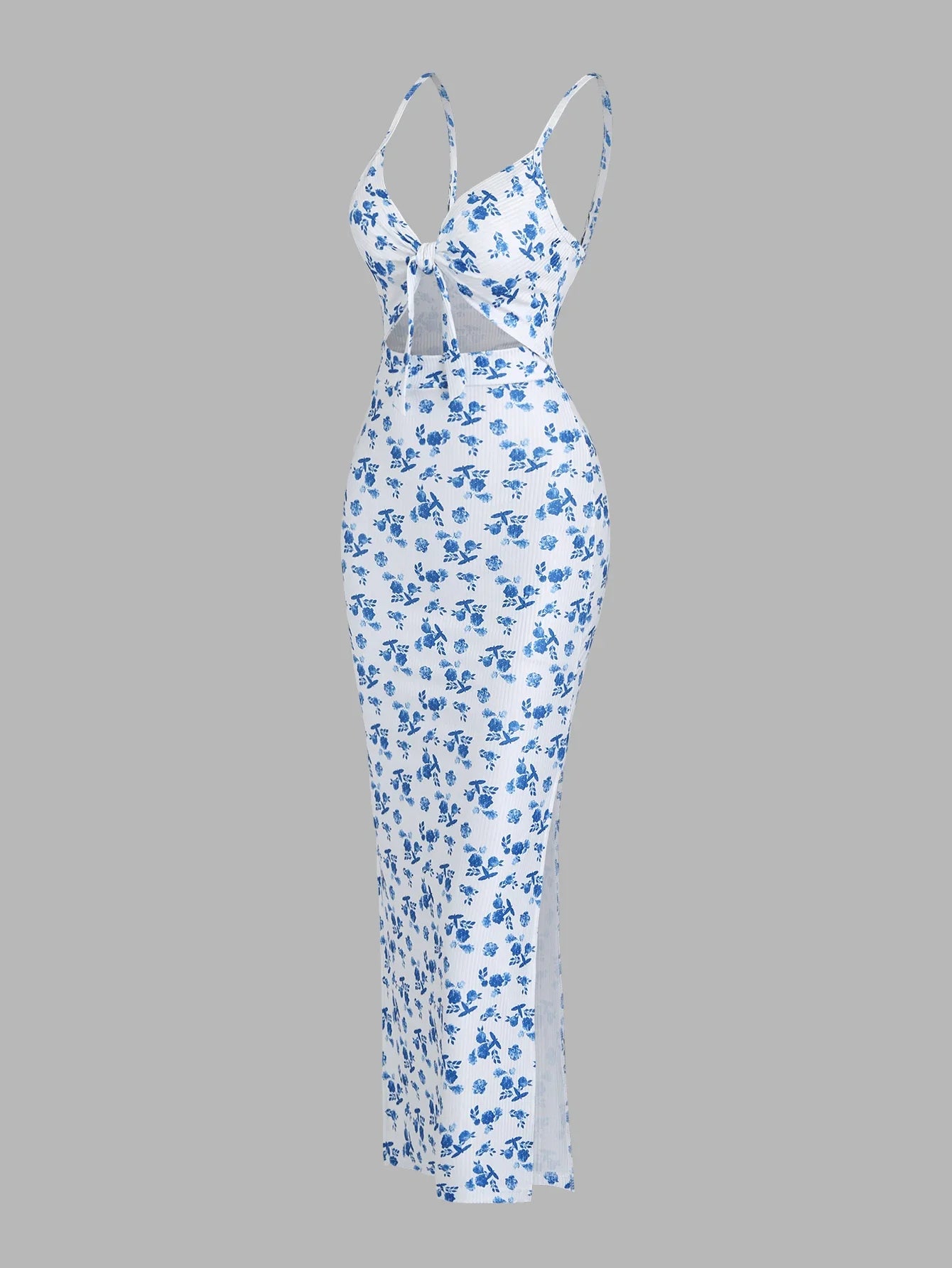 Summer Print Suspender Dress