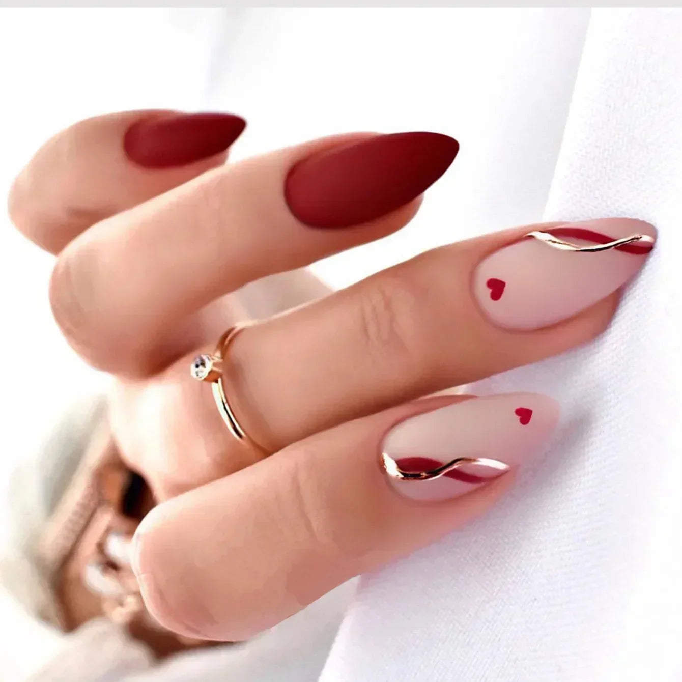 Finished False Nails Detachable Long