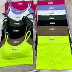 Seamless Strap Vest Set