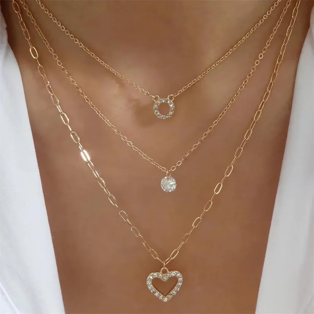 Multilevel Hip Hop Necklace