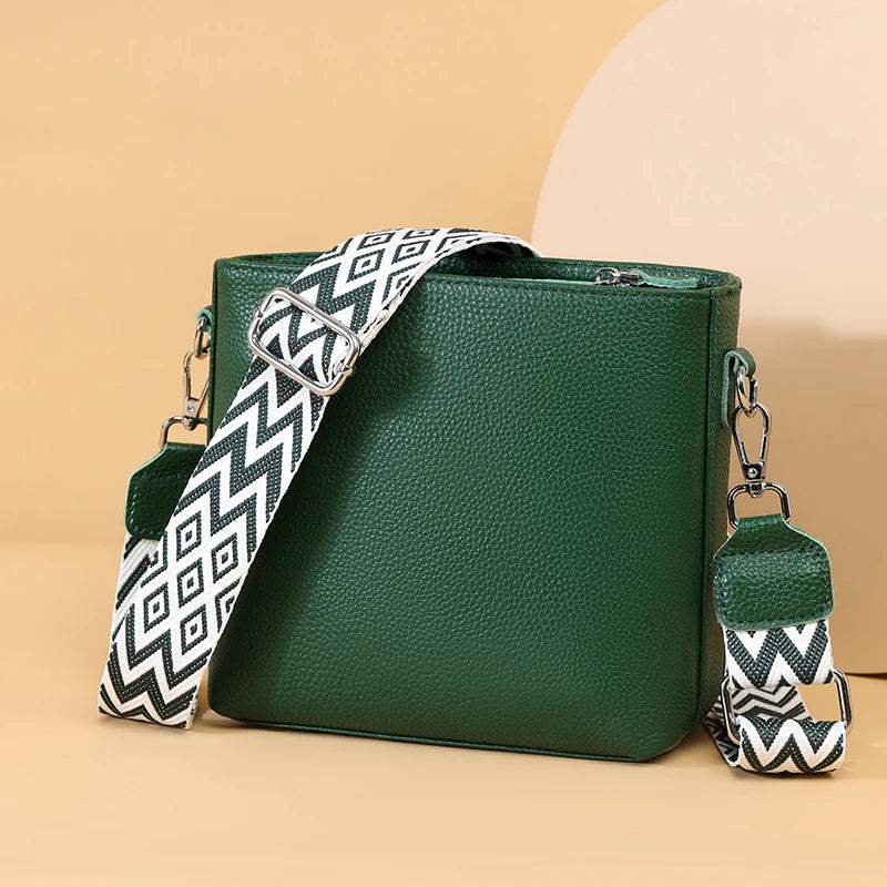 Genuine Leather Crossbody Bag