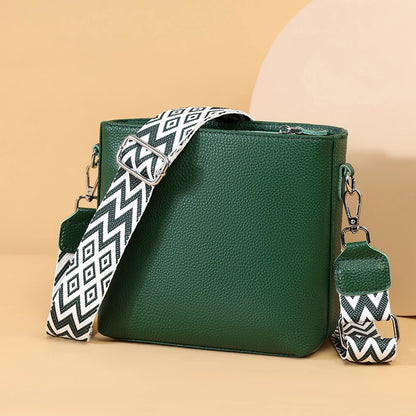 Genuine Leather Crossbody Bag