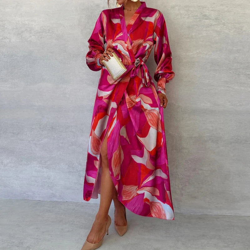 Fashion Printed Maxi Dress