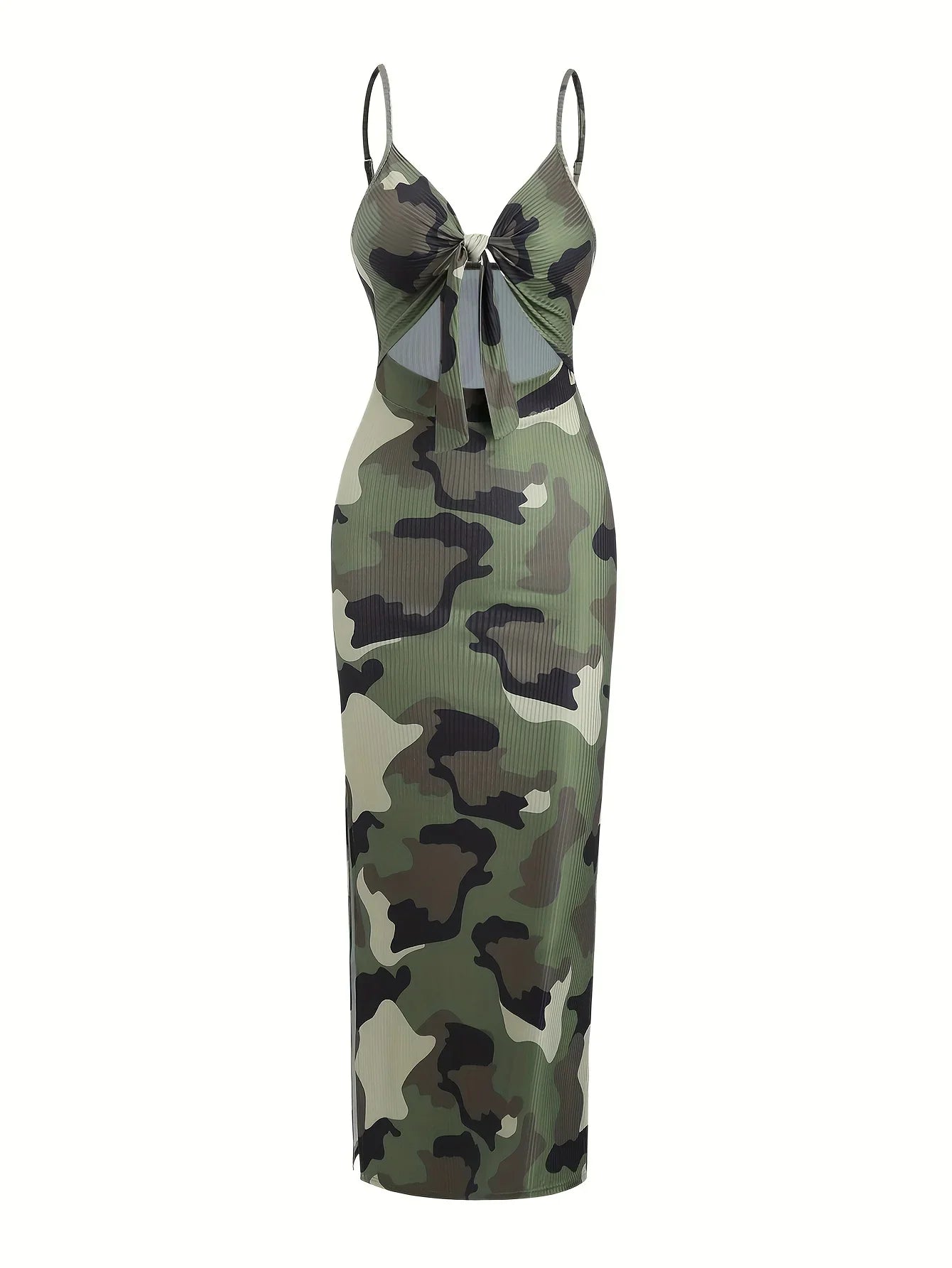 Summer Print Suspender Dress