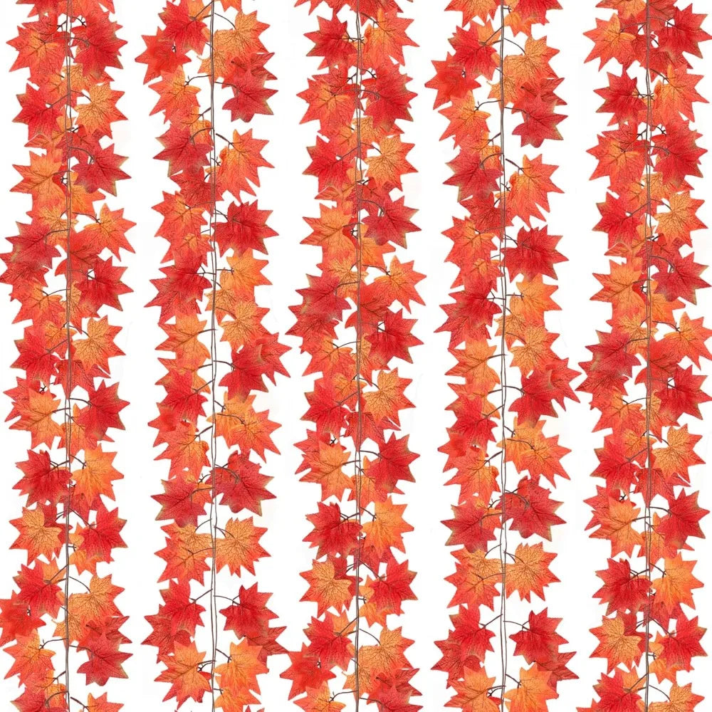 Autumn Maple Leaf Garland Set