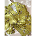 Satin Print Luxury Pajama Set