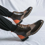 Leisure Leather High-Top Boots