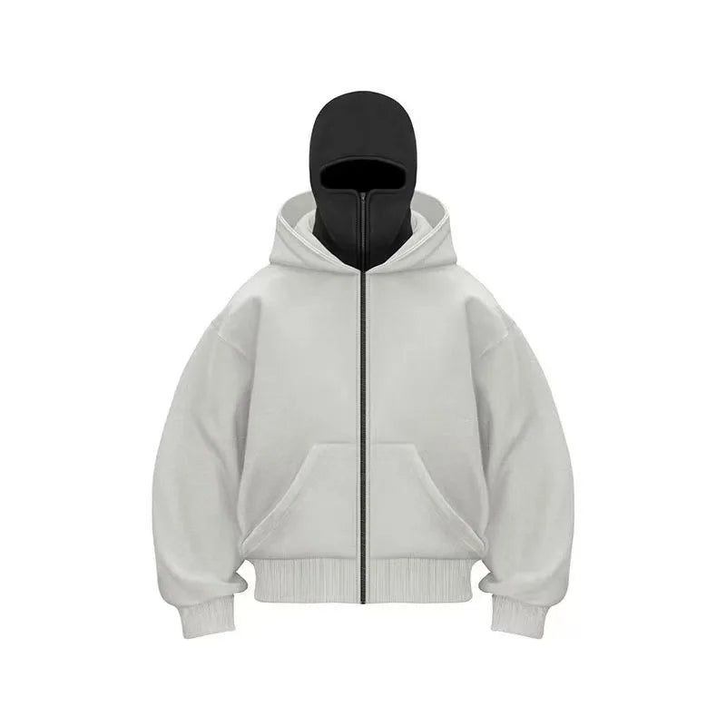Double Hooded Balaclava Hoodie