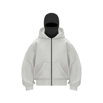 Double Hooded Balaclava Hoodie