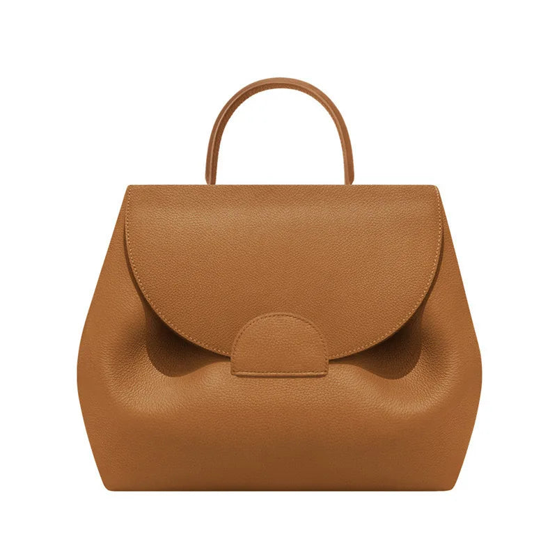 Split Leather Rectangle Bag