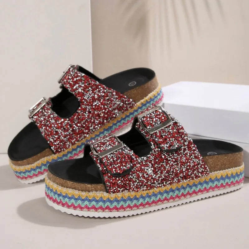 Roman Wedge Summer Sandals