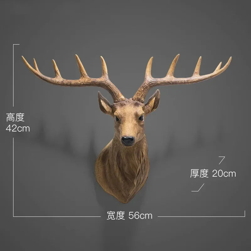 Deer Head Wall Hanging Decoration