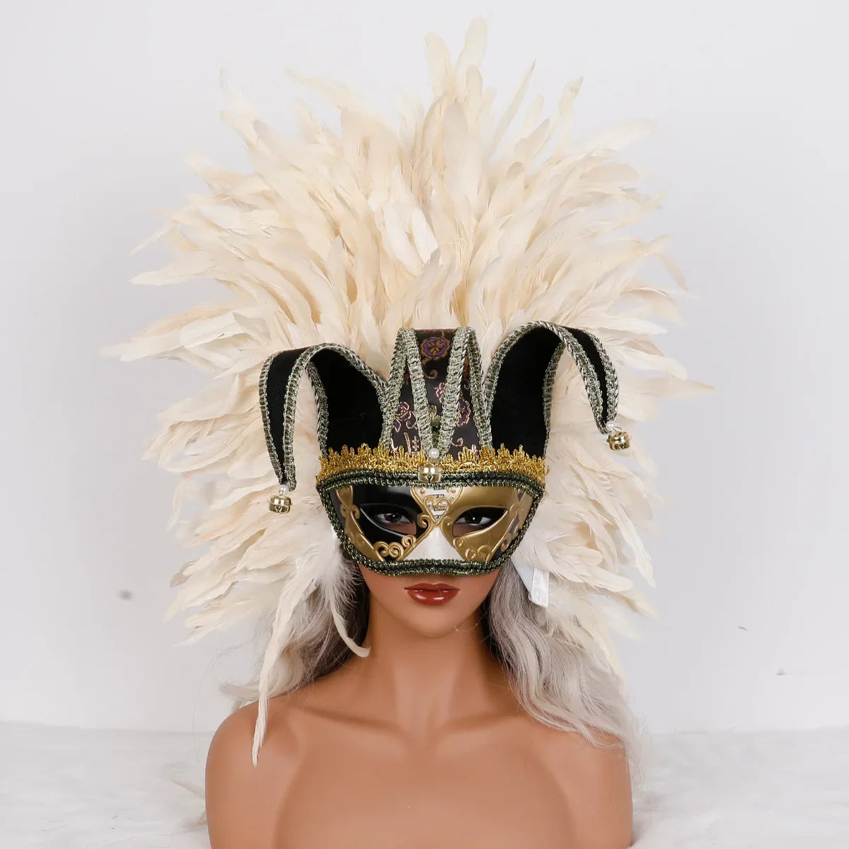 Feather Masquerade Party Mask