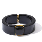 Acrylic Gold Bangle Set