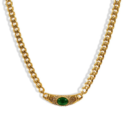 Crystal Choker Chain Necklace