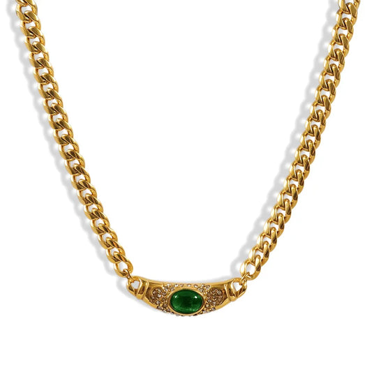 Crystal Choker Chain Necklace