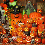 Glowing Pumpkin Lantern Decor
