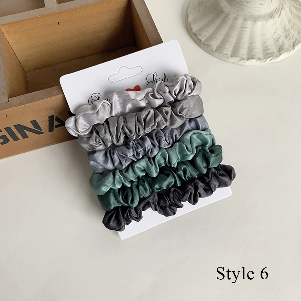 Satin Scrunchie Set