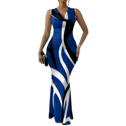 Summer Mermaid Maxi Dress