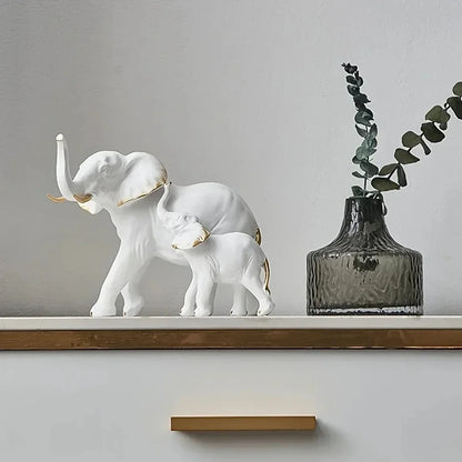 Modern Resin Elephant Statue