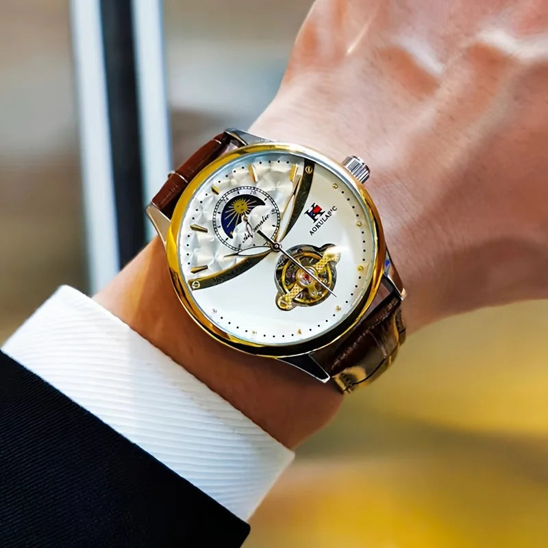 AOKULASIC Formal Skeleton Automatic Watch