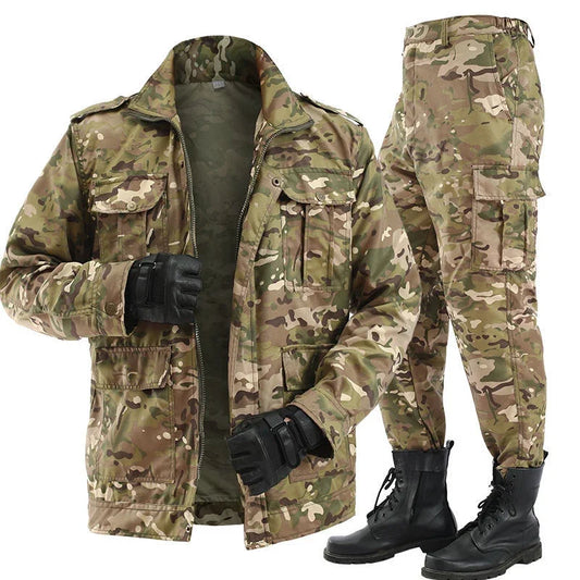 Men's Black Camouflage Set