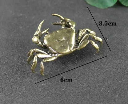 Brass Crab Desk Ornament