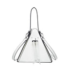 Luxury Leather Triangle Shoulder Bag