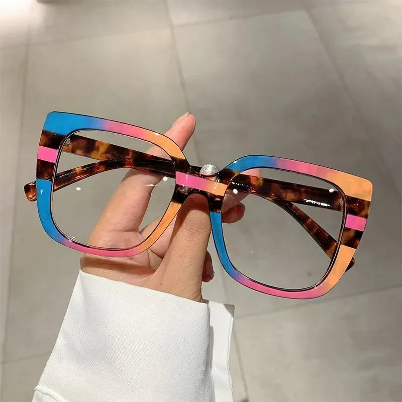 Retro Square Blue Light Glasses