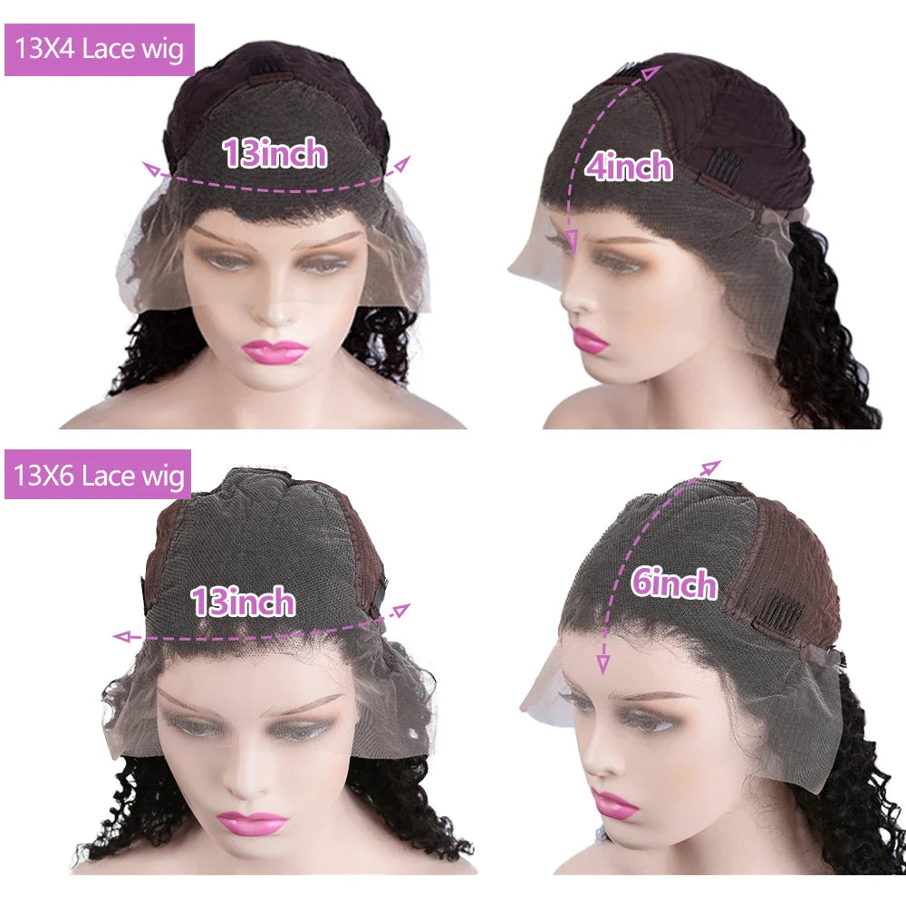 High Density Human Hair Curly Wig