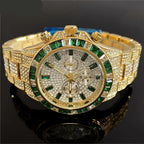 DITALING Rainbow Diamond Quartz Watch