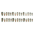 set Medium long fake nails