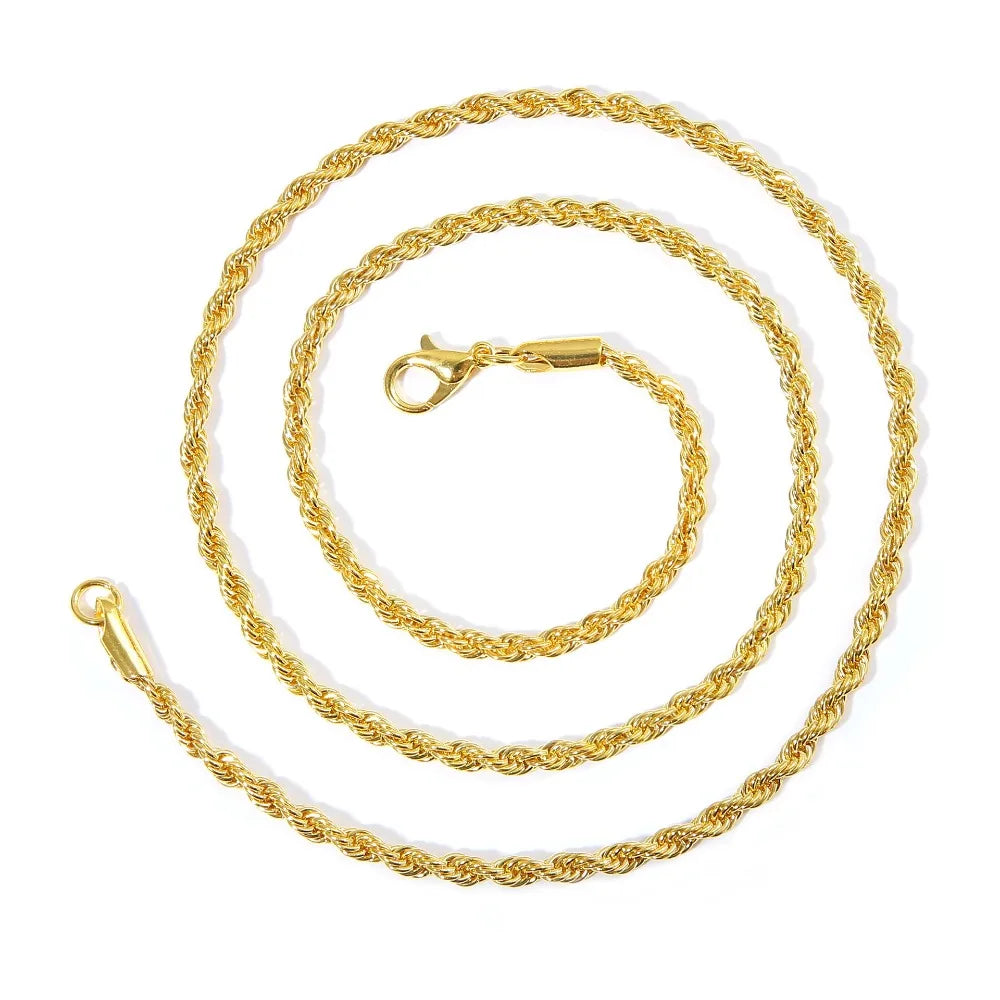 GUOLE Twist Chain Necklace
