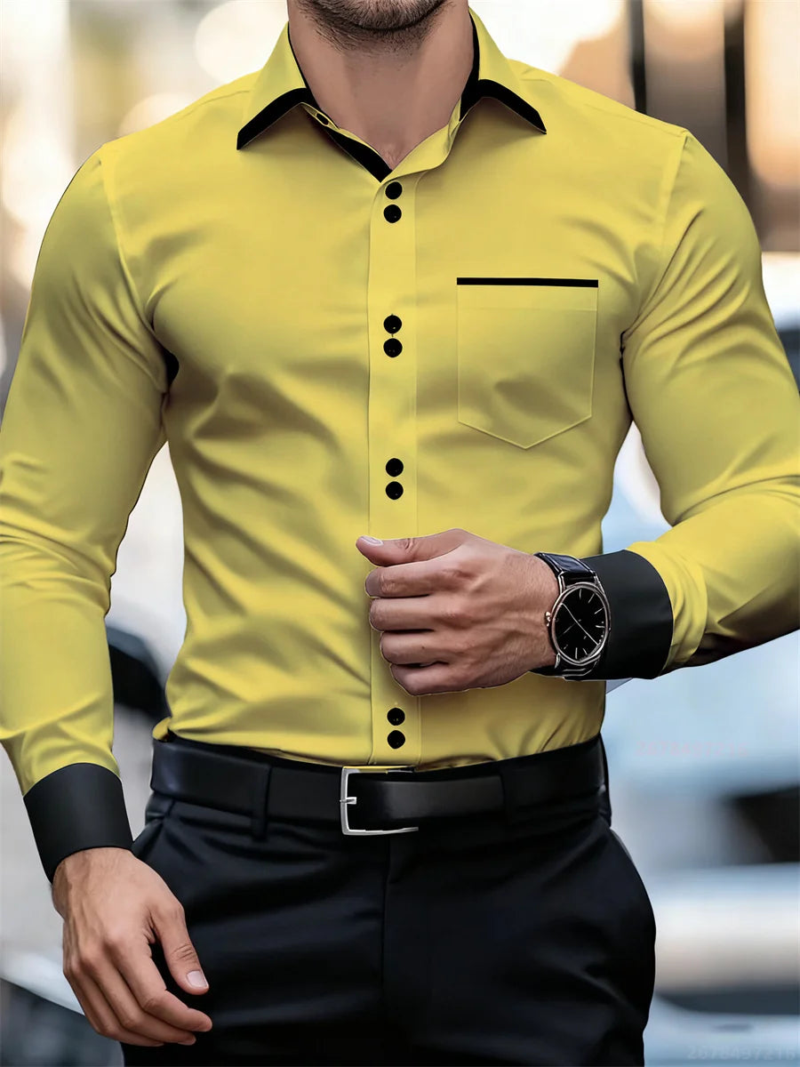 Printed Casual Collar Long Sleeve Shirt