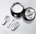 BORN PRETTY Silver Metal Effect
