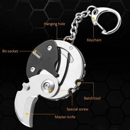 Multifunctional Keychain Screwdriver Tool