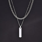 Mprainbow Vertical Layer Necklace