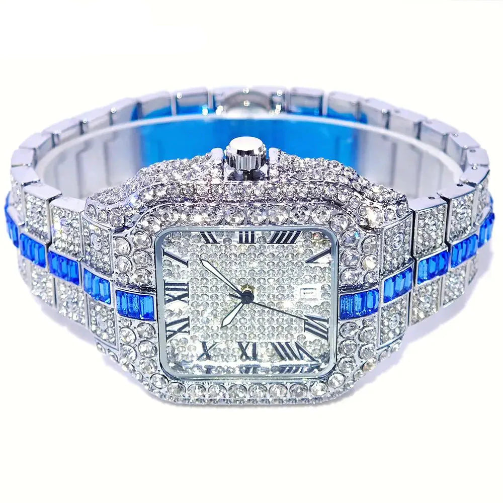 Iced Out Diamond Watch