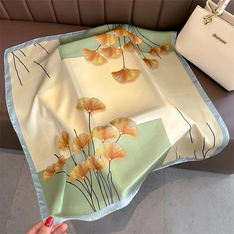 Dot Print Spring Neck Scarf