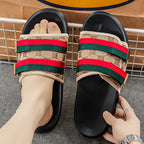 Satin One-Piece Indoor Slippers