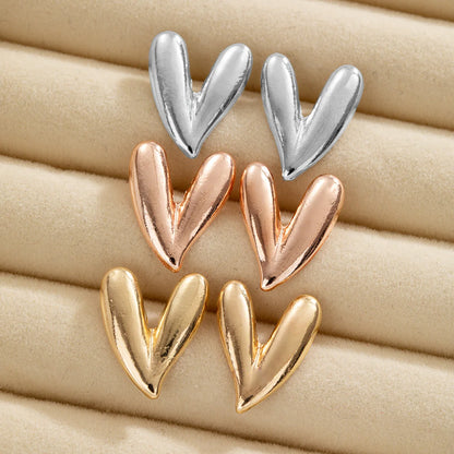 Leopard Heart Earrings Set