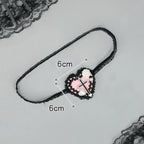 Gothic Lolita Heart Eye Mask