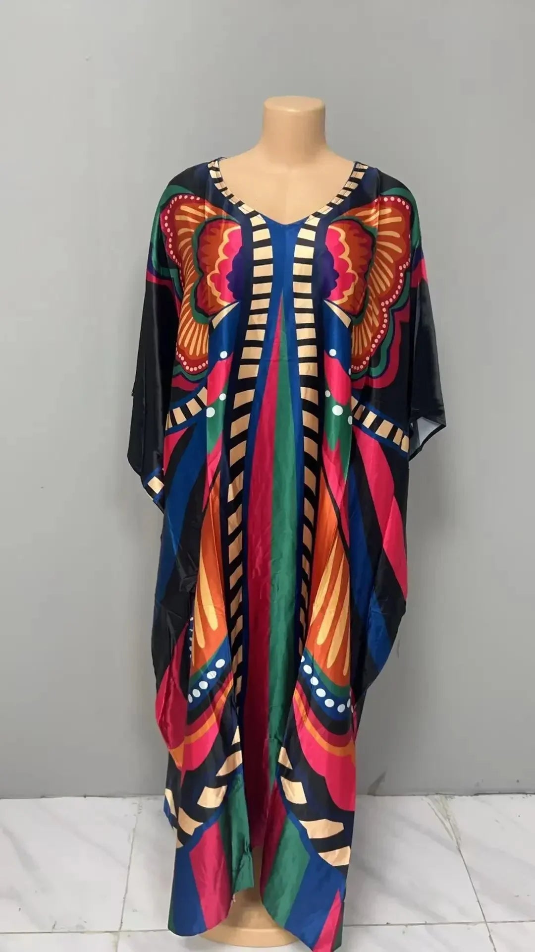 Loose Waist Long Dress