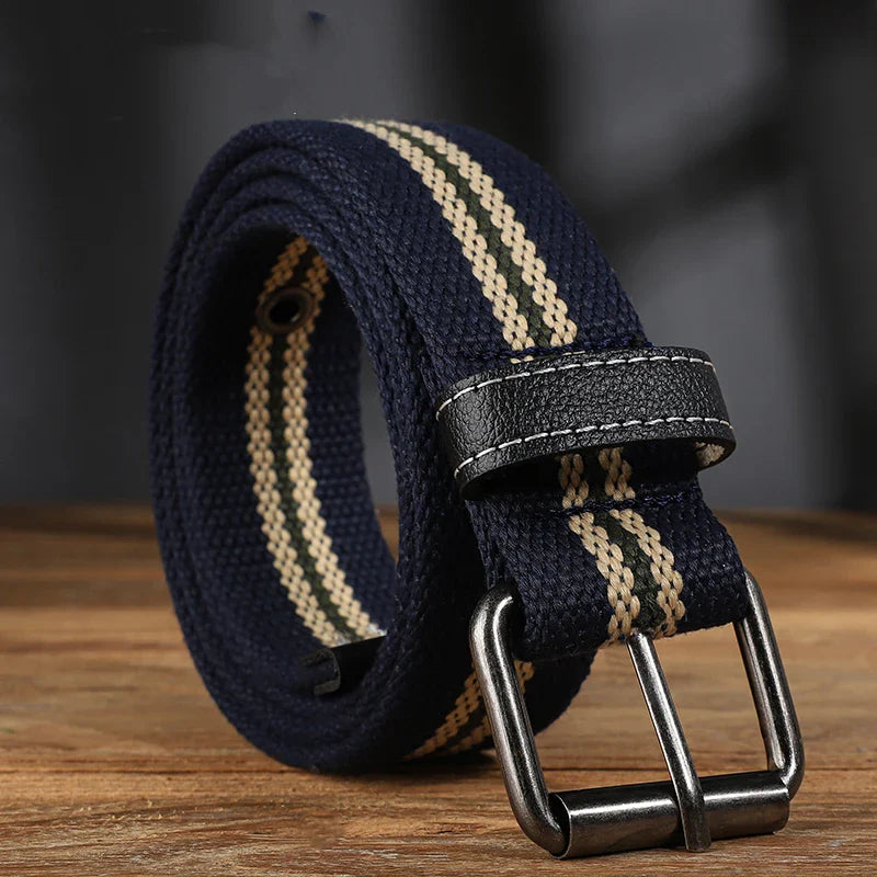 Extended canvas belt