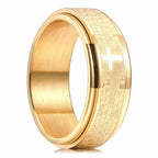 Carofeez Cross Spinner Ring