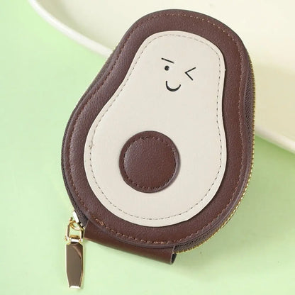 Cute PU Avocado Wallet
