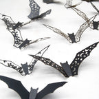 3D Hollow Bat Wall Stickers