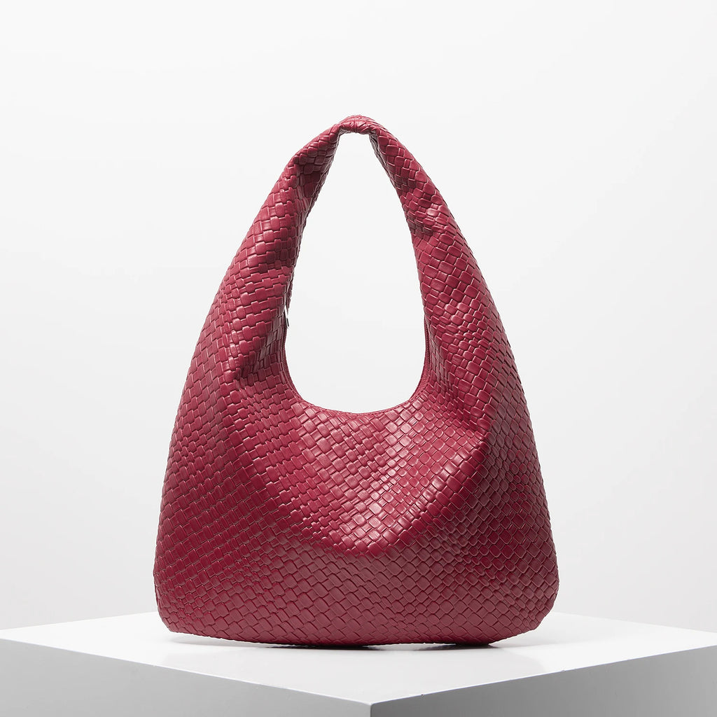 PU Half Moon Shoulder Bag